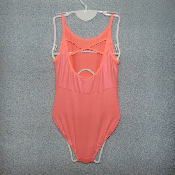 Cat & Jack Shiny Peach Leotard L(10-12) - Picture 3 of 6